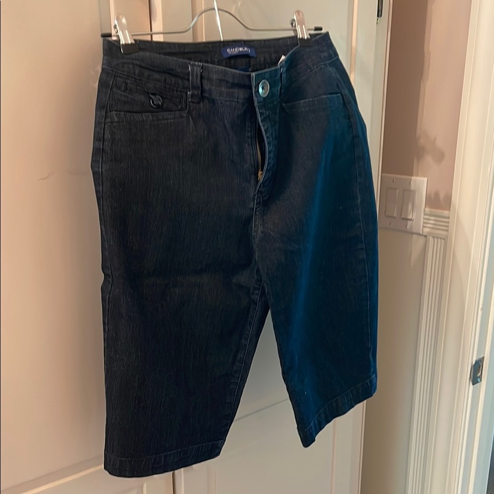 Bandolino Dark Wash Denim Shorts